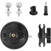 Suporte com ventosa e braço mágico PULUZ para tripé (preto)