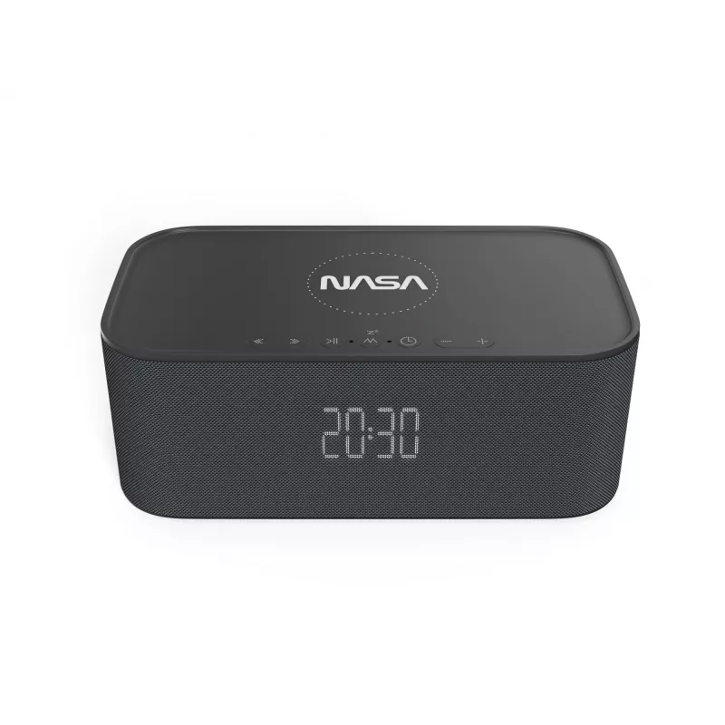 Altifalante Bluetooth/despertador/carregador sem fios NASA SPC800
