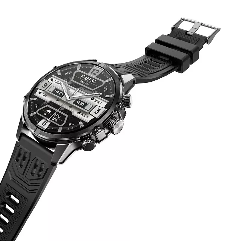 Smartwatch BlitzWolf BW-AT6 plus – preto, medidor de frequência cardíaca, monitor de fitness