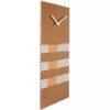 NeXtime Relógio de parede 2855co Bold Stripes, 38x19 cm, parede, cobre