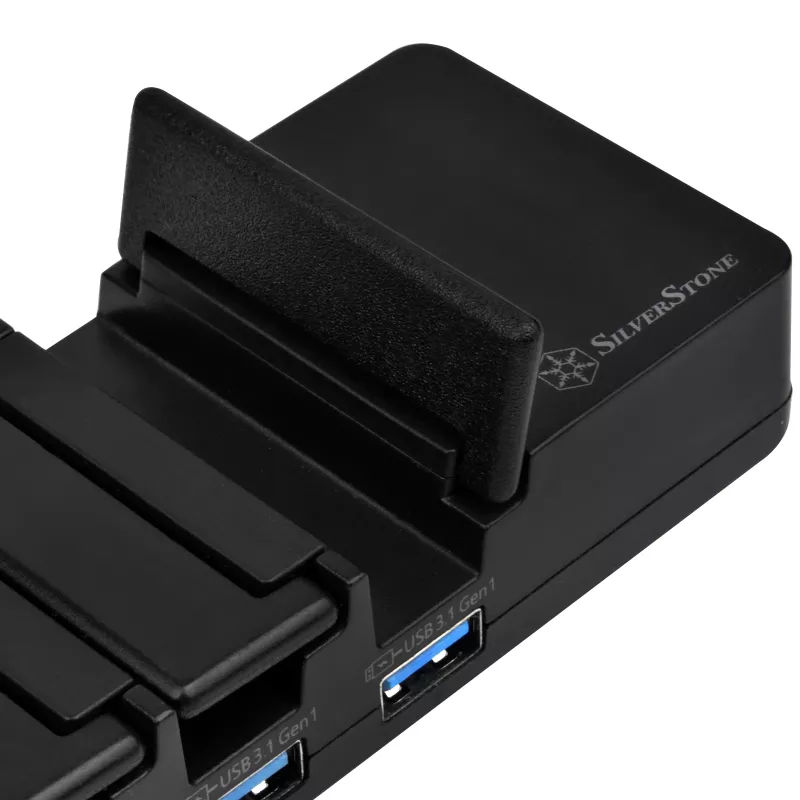 Hub USB 3.1 Gen 1 para desktop SILVERSTONE SST-UC03B-PRO – 7 portas USB