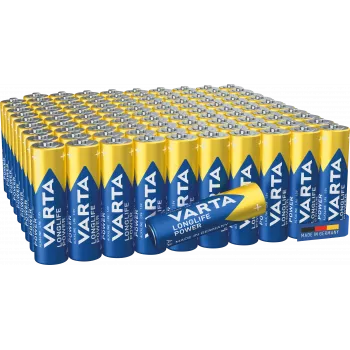 Pilha Varta Longlife Power LR06 (AA/Mignon) — 100 unid.