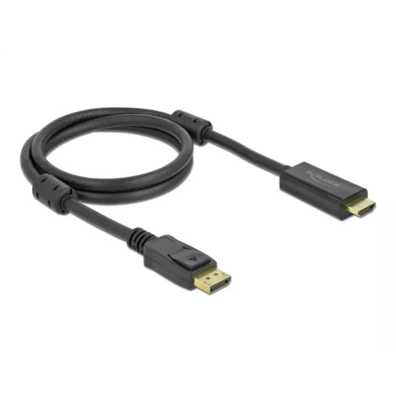 Cabo DeLOCK Active DisplayPort 1.2 para HDMI 4K 60 Hz 1 m