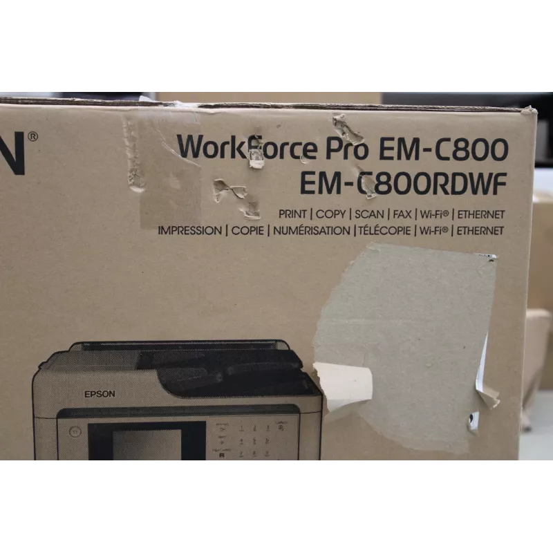 SALE OUT. Epson WorkForce Pro EM-C800RDWF | jato de tinta | cor | 4 em 1 | A4 | Wi-Fi | EMBALAGEM DANIFICADA