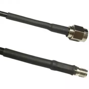 Cabo coaxial Ventev LMR195 ficha RP-SMA para conector fêmea RP-SMA, 3 m de comprimento
