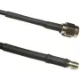 Cabo coaxial Ventev LMR195 ficha RP-SMA para conector fêmea RP-SMA, 3 m de comprimento