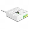 Caixa de ligação de fibra ótica DELOCK 2 x SC/APC Simplex com conjunto de cabo drop G.657.A1 de 30 m