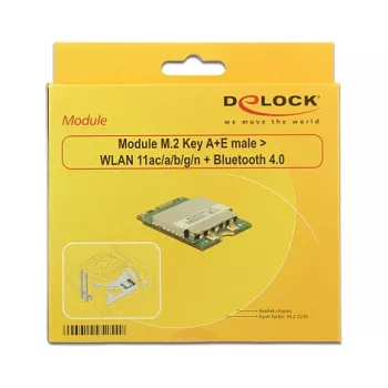 Placa de rede DeLOCK 95254 WLAN Bluetooth 433,3 Mbit/s
