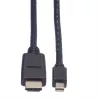 Cabo Mini DisplayPort VALUE Mini DP-HDTV M/M 2 m