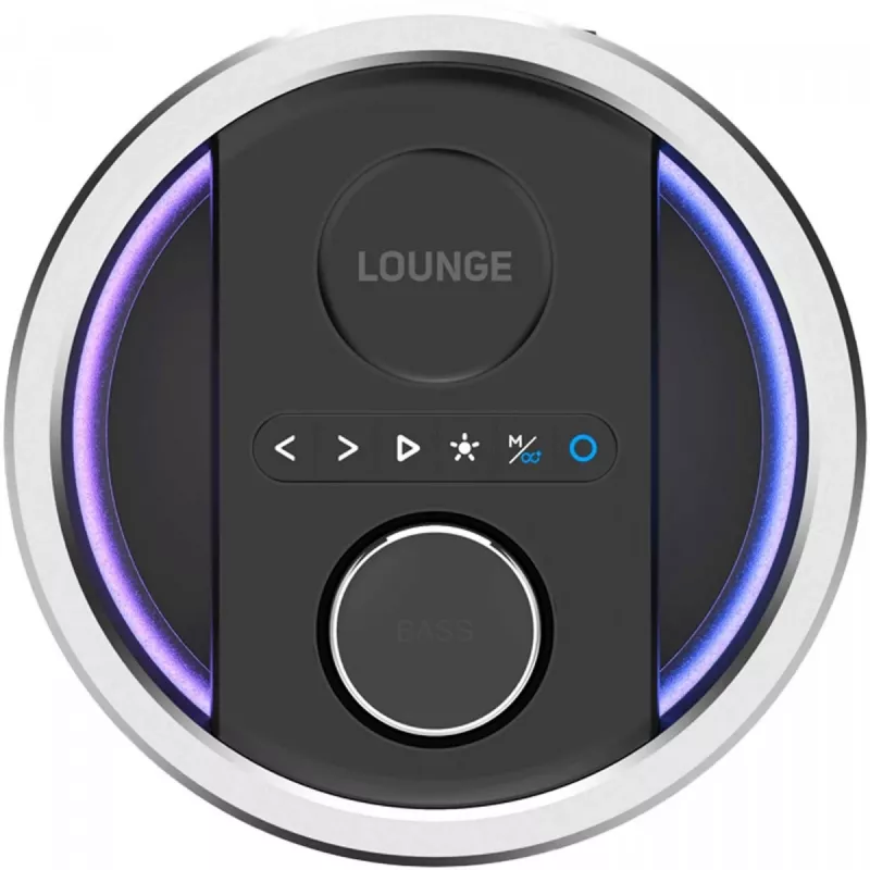 Altifalante Bluetooth portátil SENCOR Resonex Lounge 130W, IPX7 à prova de água, TWS, iluminação LED