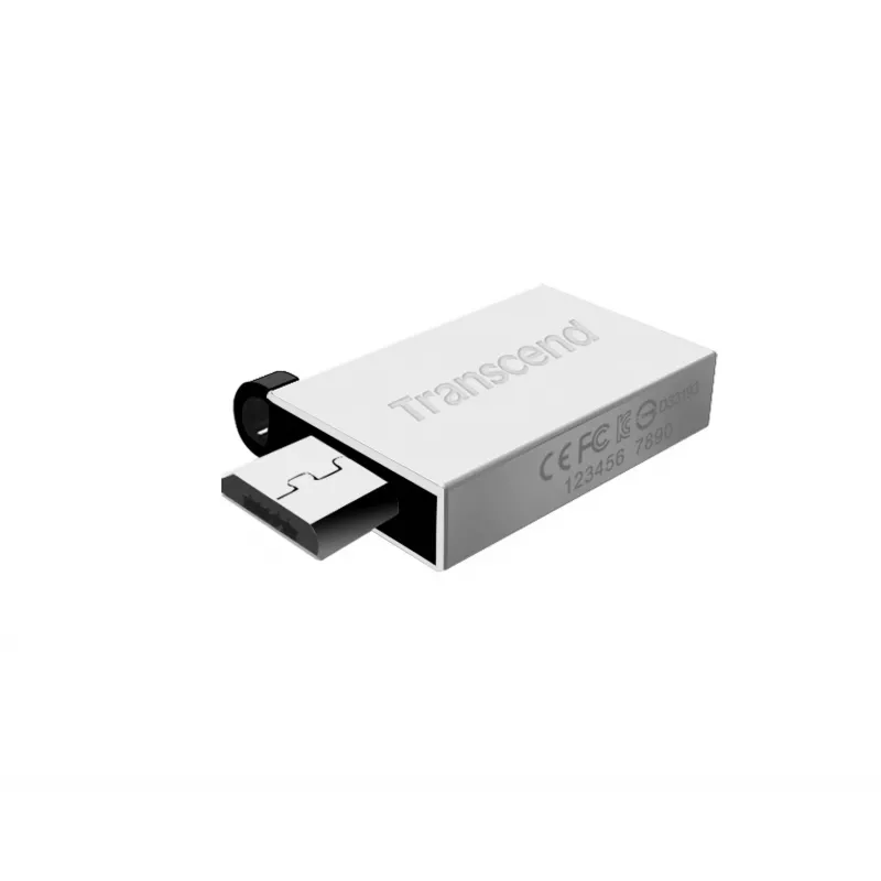 Pen drive Transcend JetFlash Mobile 380 - 16 GB - USB 2.0 - prateado (TS16GJF380S)