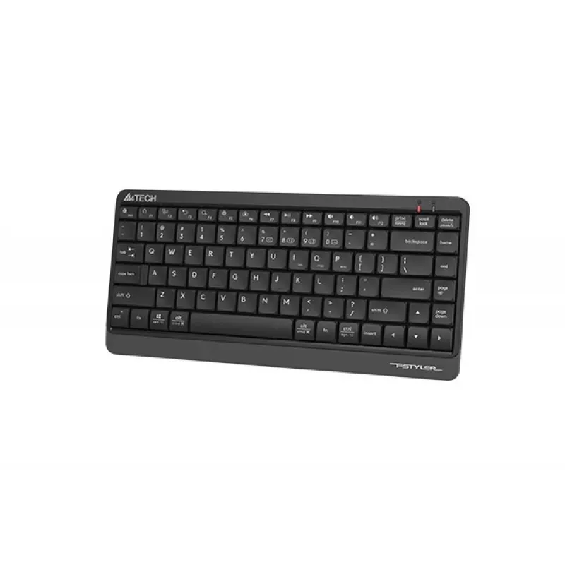 Teclado sem fios A4Tech FSTYLER FBK11 2,4 GHz Bluetooth cinzento – layout compacto, modo duplo sem fios