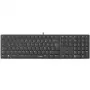 Teclado SPEEDLINK SL-640010-BK USB Alemão Preto Tamanho completo 110 teclas
