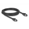DeLOCK Cabo de rede RJ45 Cat.8.1 S/FTP 2m 40Gbps preto