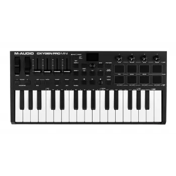 M-AUDIO Oxygen Pro Mini Teclado MIDI 32 teclas USB preto