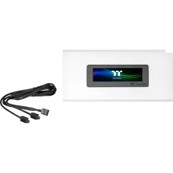 Kit de painel LCD Thermaltake Snow White para Ceres 500 e Ceres 300 TG ARGB Snow