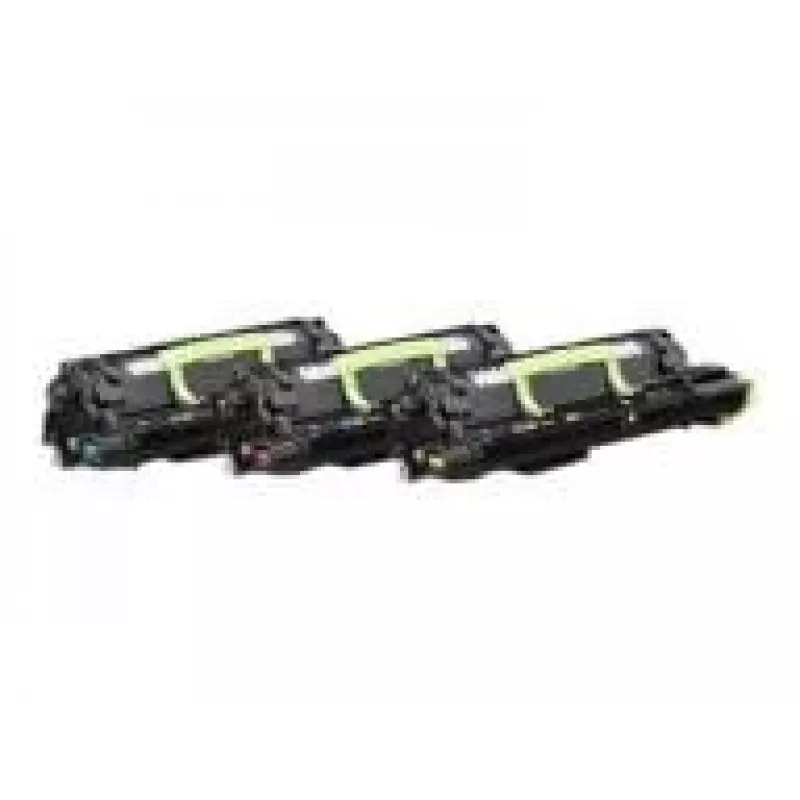 Lexmark - pack de 3 - amarelo, ciano, magenta - original - cartucho de toner LCCP - para Lexmark CS820, CX820, CX825, CX860 (72K0D50)