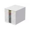 Caixa de arrumação Durable VARICOLOR Mix 10 plástico multicolor branco 763027