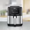 Fritadeira de ar quente Rommelsbacher FRH 1500 — 5 L, 1500 W, aço inoxidável/preto