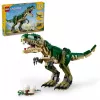 Brinquedo de construção LEGO Creator 3-em-1 T.Rex Conjunto de construção, 626 peças, 150 mm de altura, idade 9+