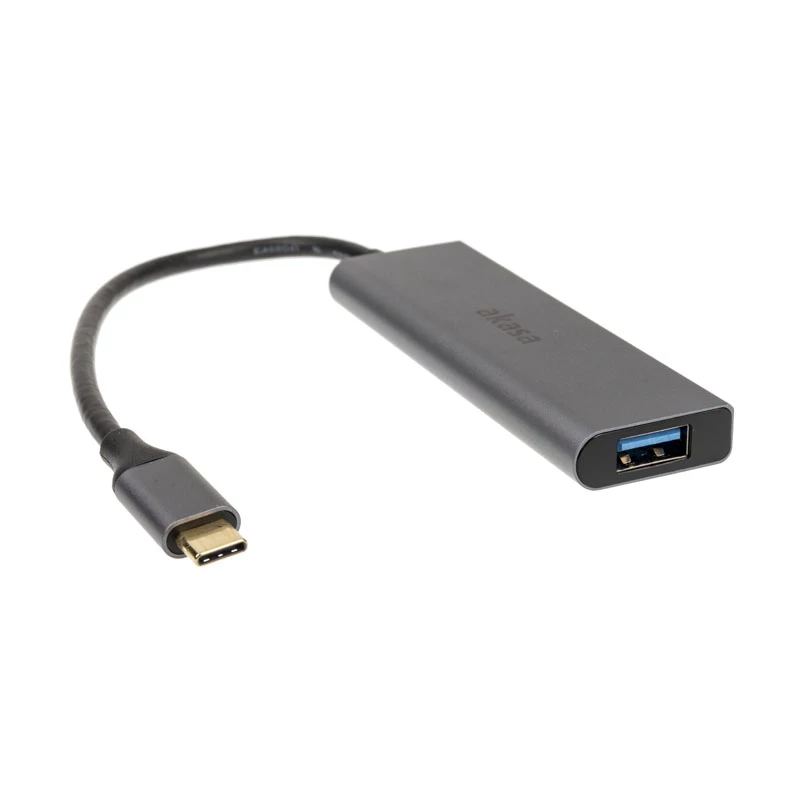 Hub USB Akasa USB Type-C 4 portas