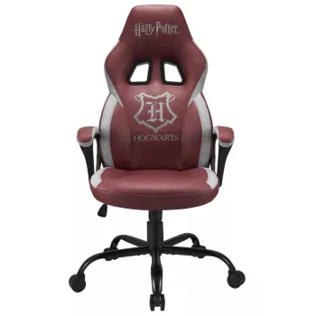 Cadeira de escritório Subsonic SA5642-H1 assento acolchoado encosto acolchoado castanho branco