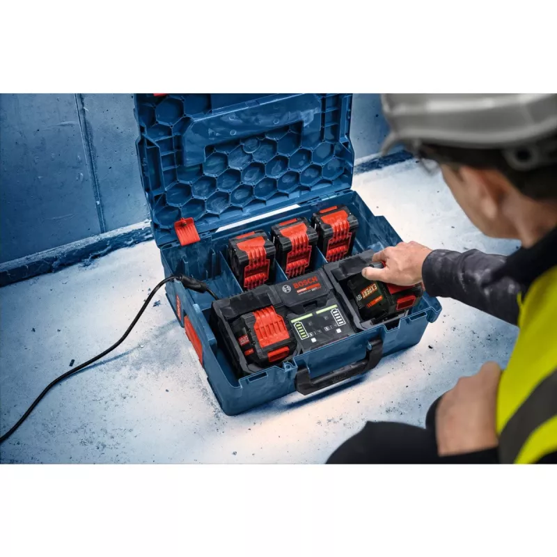 Bosch EXPERT 18V conjunto inicial com 2 baterias e carregador em L-BOXX
