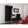 Vitrina Cama VIGO '180' 180/40/30 preto/preto brilhante