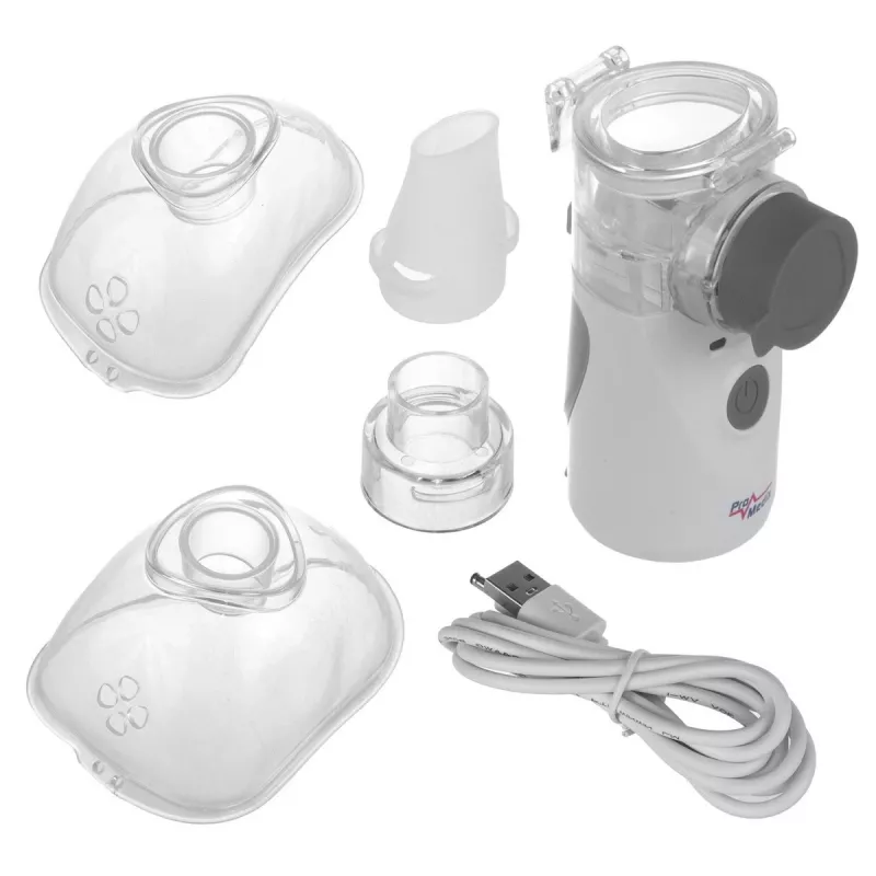 Nebulizador portátil Mesh ProMedix PR-835 Nebulizador USB, nebulizador portátil a bateria