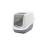 SAVIC Nestor Branco-Cinzento - caixa de areia para gatos com tampa - 56x39x38,5 cm - 1 unid.