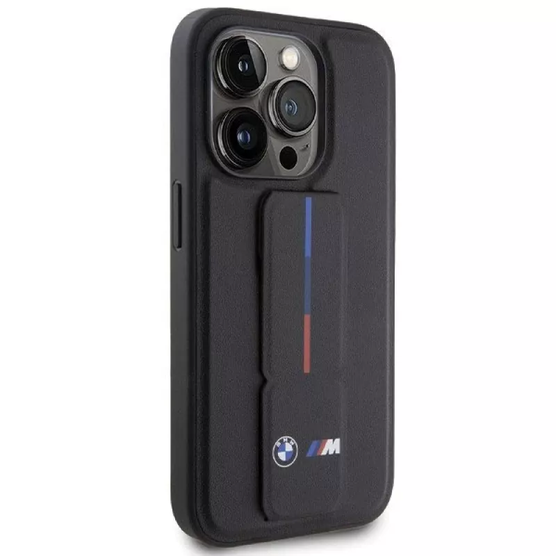 BMW | BMHCP15X22GSLK | Capa traseira | Apple | iPhone 15 Pro Max | TPU, PC, pele ecológica | preto
