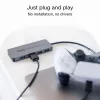 Hub USB Green Cell HUB-GC-C4A — hub USB-C 3.0 de 4 portas