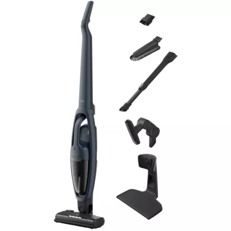AEG Clean 5000 AS52CB18DB aspirador vertical sem fios, 0,3 l, azul denim