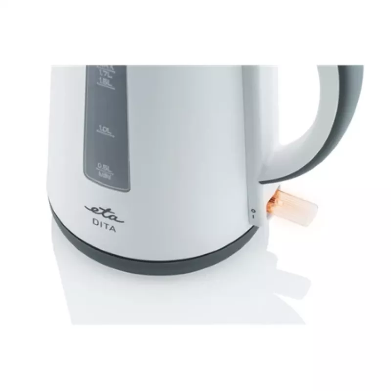 ETA | Chaleira elétrica | ETA160390000 | Elétrica | 2200 W | 1,7 L | Plástico | Base rotativa 360° | Branca