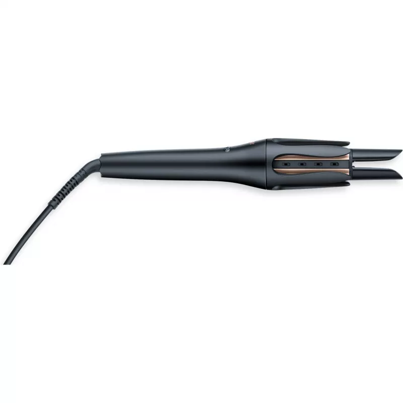 Ferro de encaracolar Beurer HT 75 — cilindro de 25 mm com revestimento cerâmico, preto/cobre
