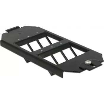 Conjunto de montagem DeLOCK 86280 preto metal