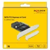 Placa SATA PCI Express x4 DeLOCK 5 portas formato low profile