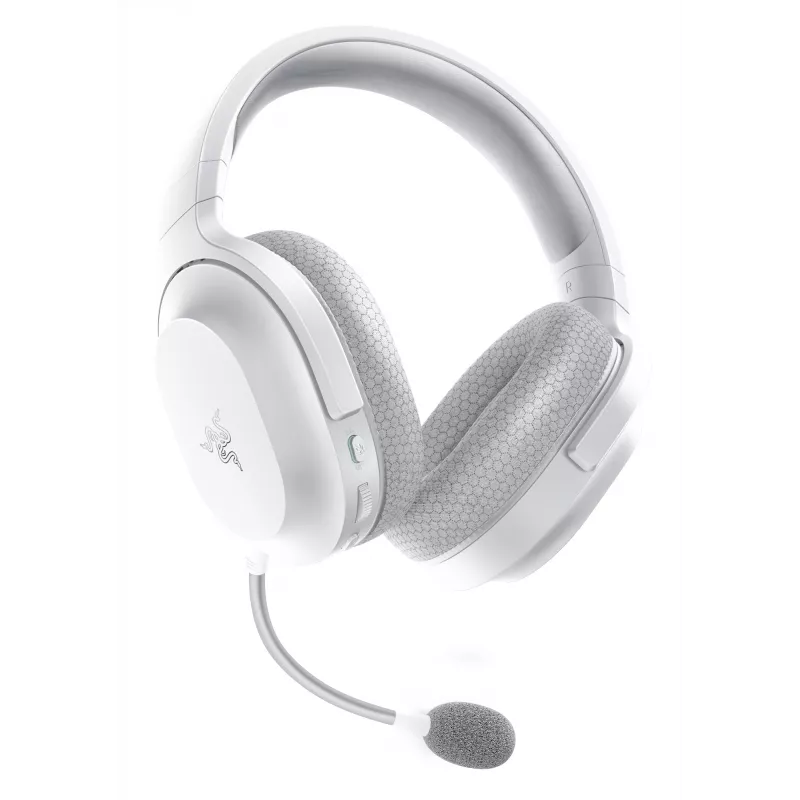 Headset Razer Barracuda X com fios e sem fios arco de cabeça gaming USB Type-C Bluetooth branco