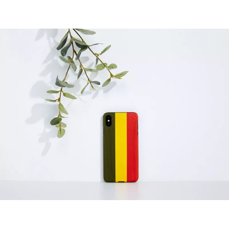Capa para smartphone man and wood para iPhone XS Max – modelo Reggae, preto