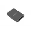Transcend RDE2 Leitor de cartões USB 3.2 Gen 2 Type-C Cinzento