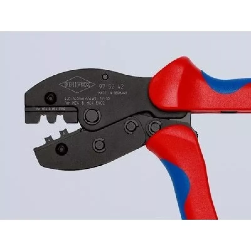 Alicate de cravar KNIPEX PreciForce para MC4 / EVO2