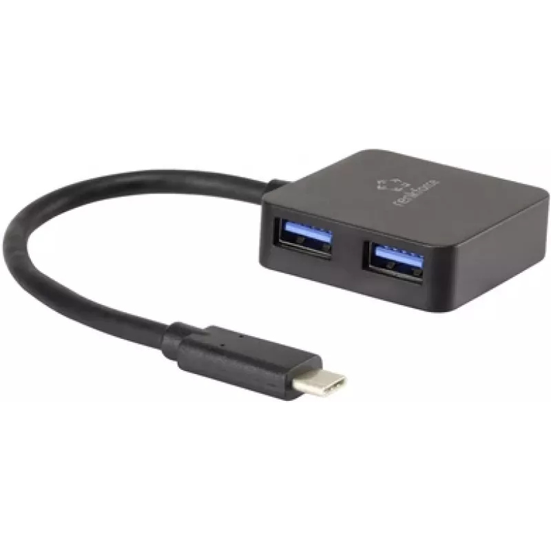 Hub de interfaces Renkforce RF-3754006 USB 3.2 Gen 1 (3.1 Gen 1) Type-A 5000 Mbit/s preto (RF-3754006)