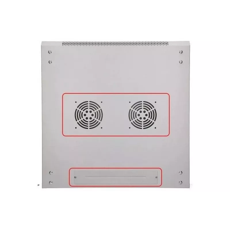 Armário Rackmount Extralink 4U 600x600 cinzento montado na parede