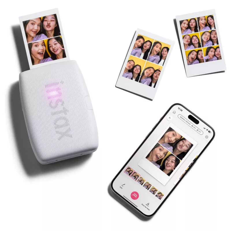 Impressora fotográfica Fujifilm Instax Mini Link 3 branca Bluetooth impressora instantânea portátil para fotografias de smartphone