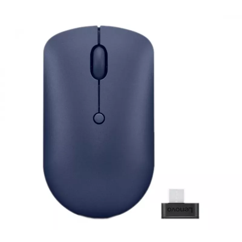 Rato ótico sem fios Lenovo 540 RF, ambidestro, 2400 DPI, recetor USB‑C 2,4 GHz, azul
