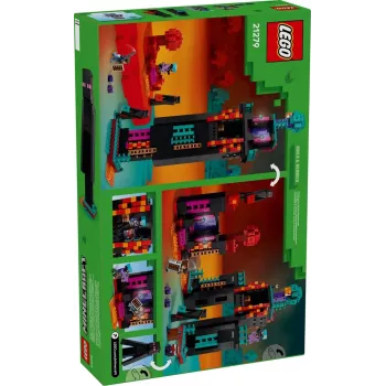 Brinquedo de construção LEGO Minecraft Conjunto 21279 A Torre do Enderman, 867 peças, 2 minifiguras, 450 mm de altura