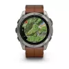 Garmin Fenix 8 3,56 cm (1,4) AMOLED 51 mm Digital 454 x 454 Pixel Ecrã tátil Titânio Wi-Fi GPS (Satélite)