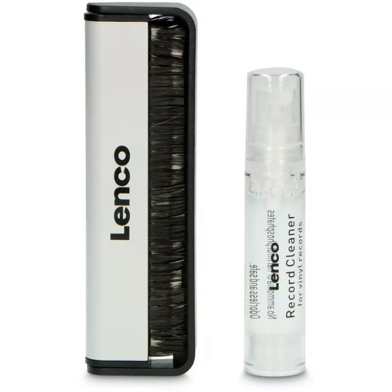 Lenco TTA-3IN1 - escova de limpeza para discos de vinil - fibra de carbono