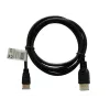 Cabo HDMI SAVIO CL-39 1 m — Type-A (macho) para Type-D Micro (macho), HDMI 1.4, 4096x2160, ARC, Ethernet, contactos dourados, preto