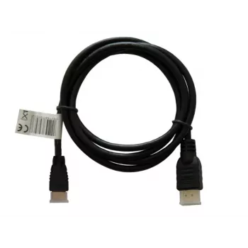 Cabo HDMI SAVIO CL-39 1 m — Type-A (macho) para Type-D Micro (macho), HDMI 1.4, 4096x2160, ARC, Ethernet, contactos dourados, preto